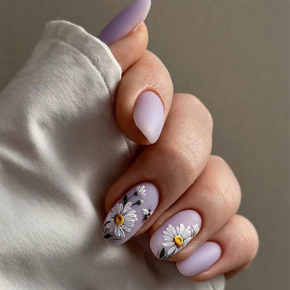 Marble Press-On Nails 10 Pieces