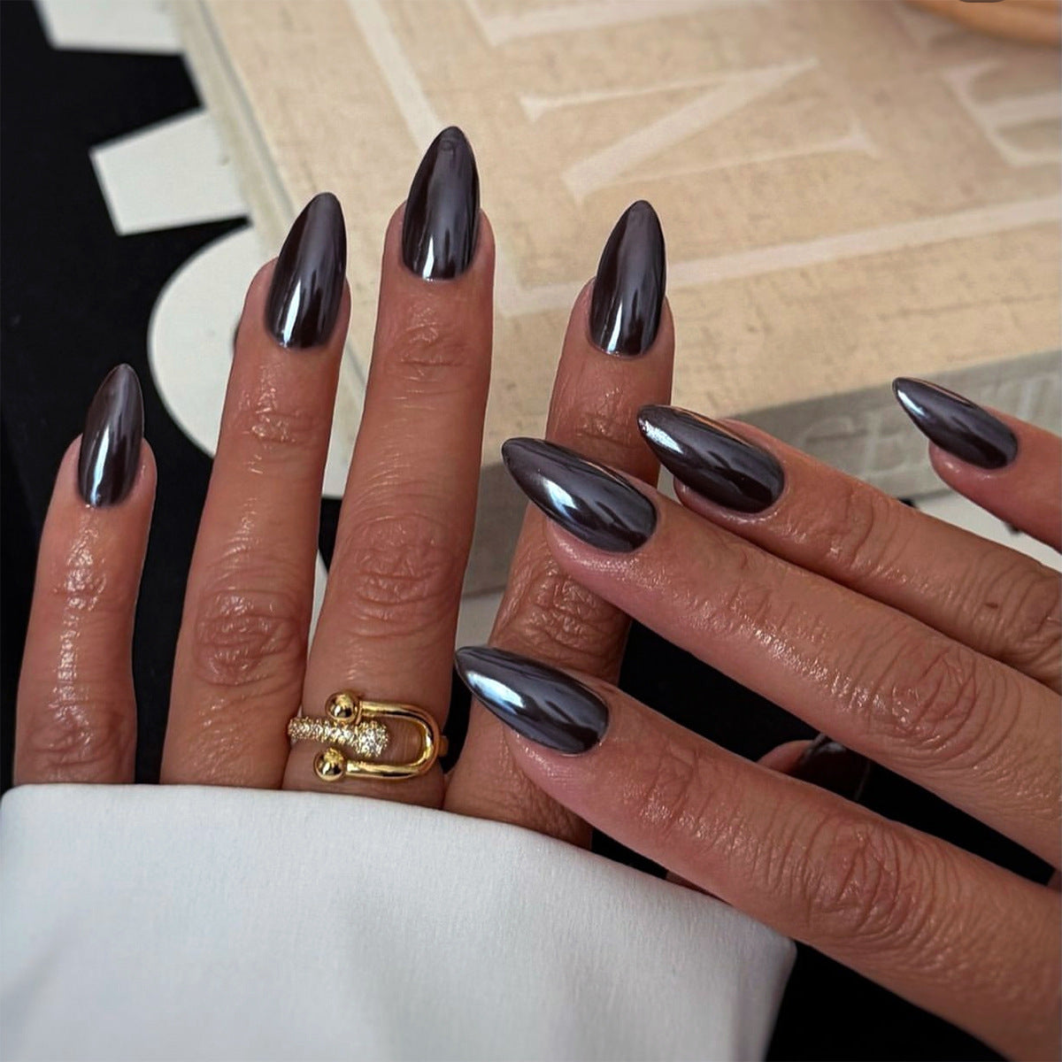 Stunning Autumn Nail Set 10 Pieces