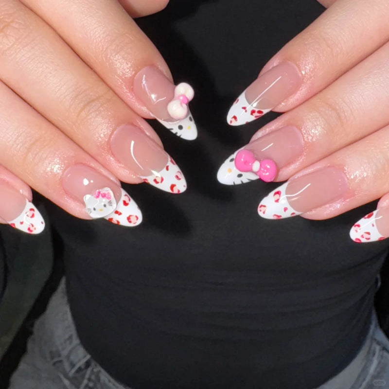 Beautiful Floral Nail Set 10 Pieces