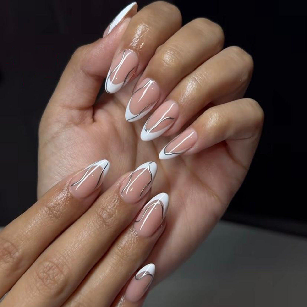 Beautiful Autumn Nail Set 10 Pieces