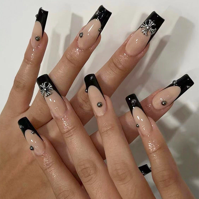 Crystal Fake Nails Set 10 Pieces