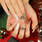 Stunning Glitter Nail Set 10 Pieces