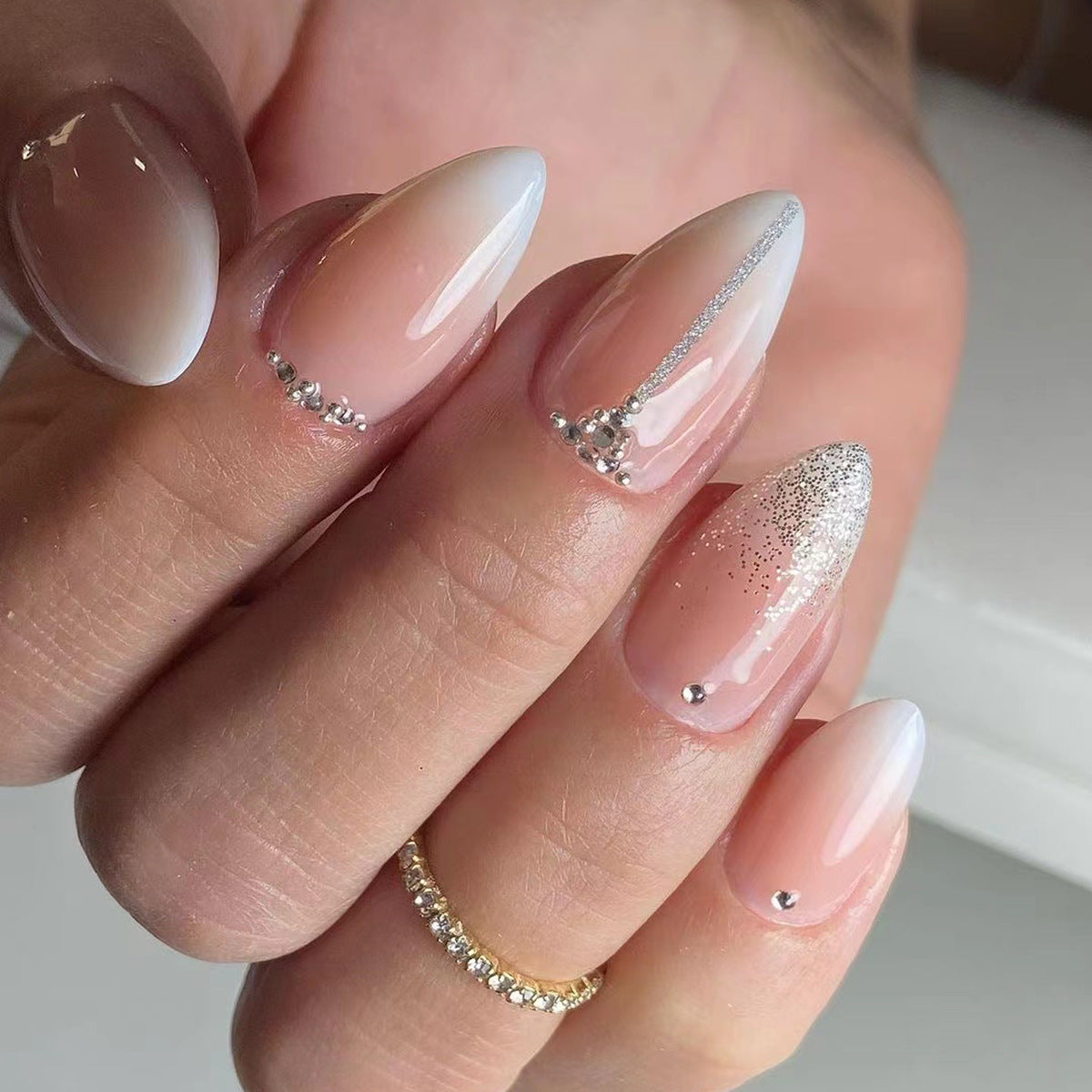 Summer Fake Nails Set 10 Pieces
