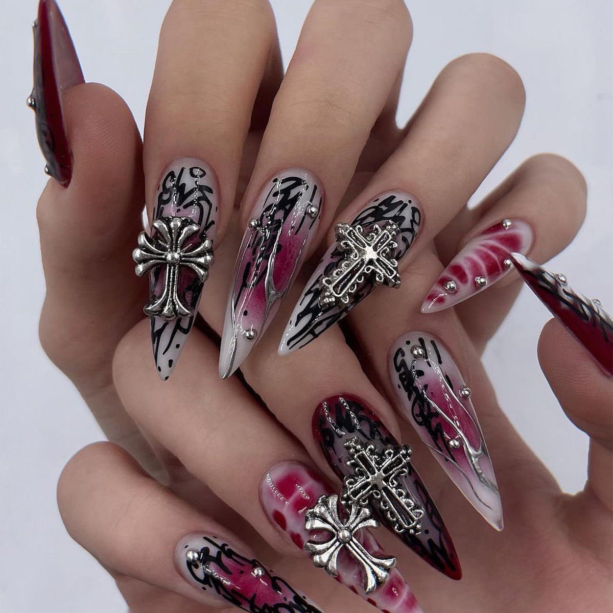 Eastern Designer Nail Set 10 Pieces