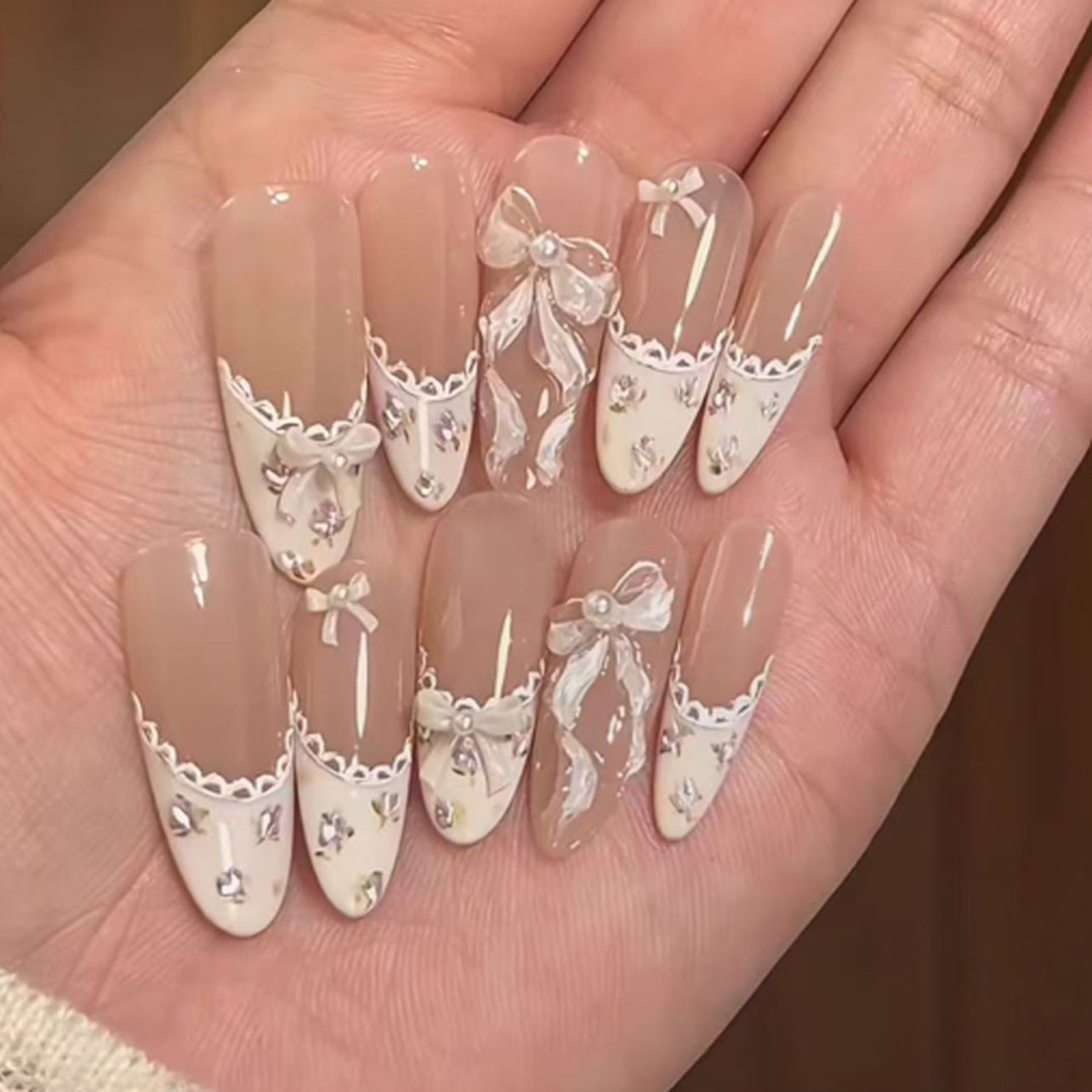 Handcrafted Ombre Nail Set 10 Pieces