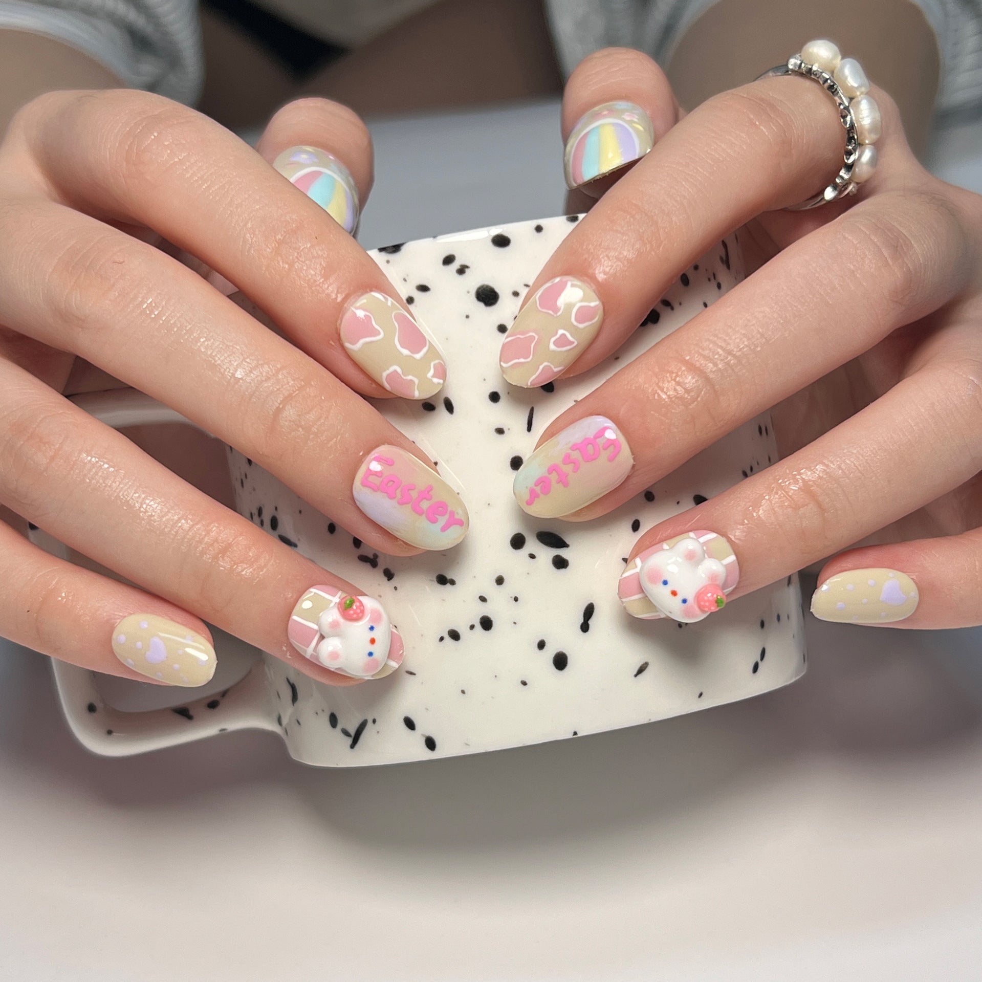 Festive Press-On Nails 10 Pieces