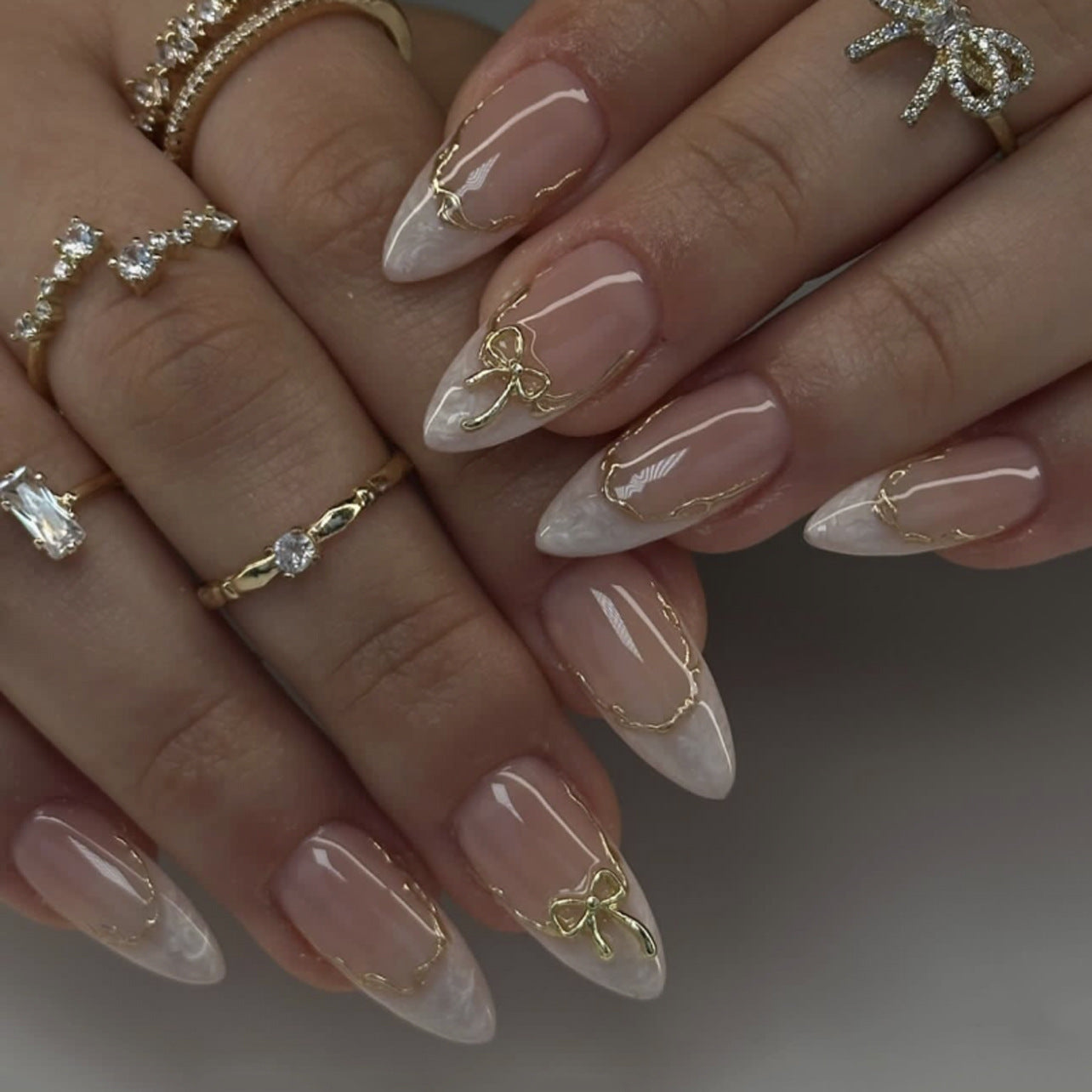 Beautiful Vintage Nail Set 10 Pieces