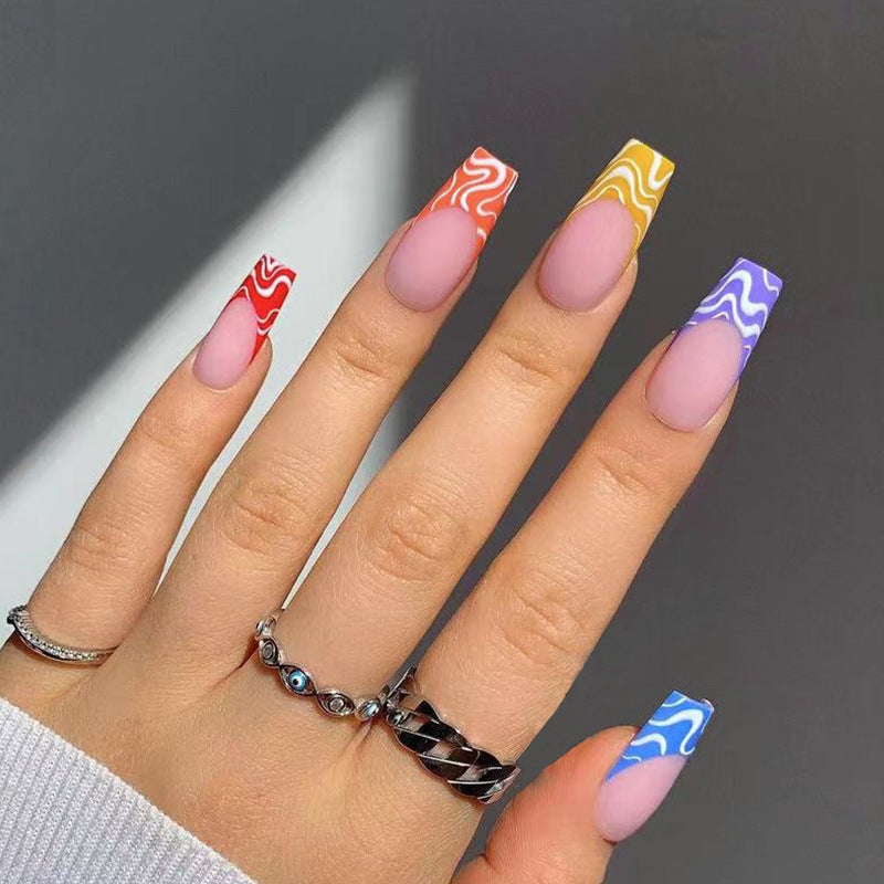 Beautiful Summer Nail Set 10 Pieces