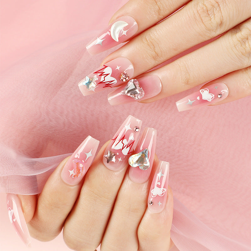 Valentine Nail Set 10 Pieces