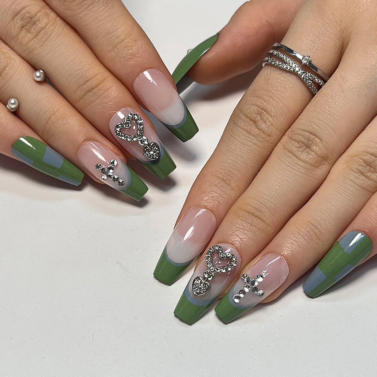 Bridal Nail Set 10 Pieces