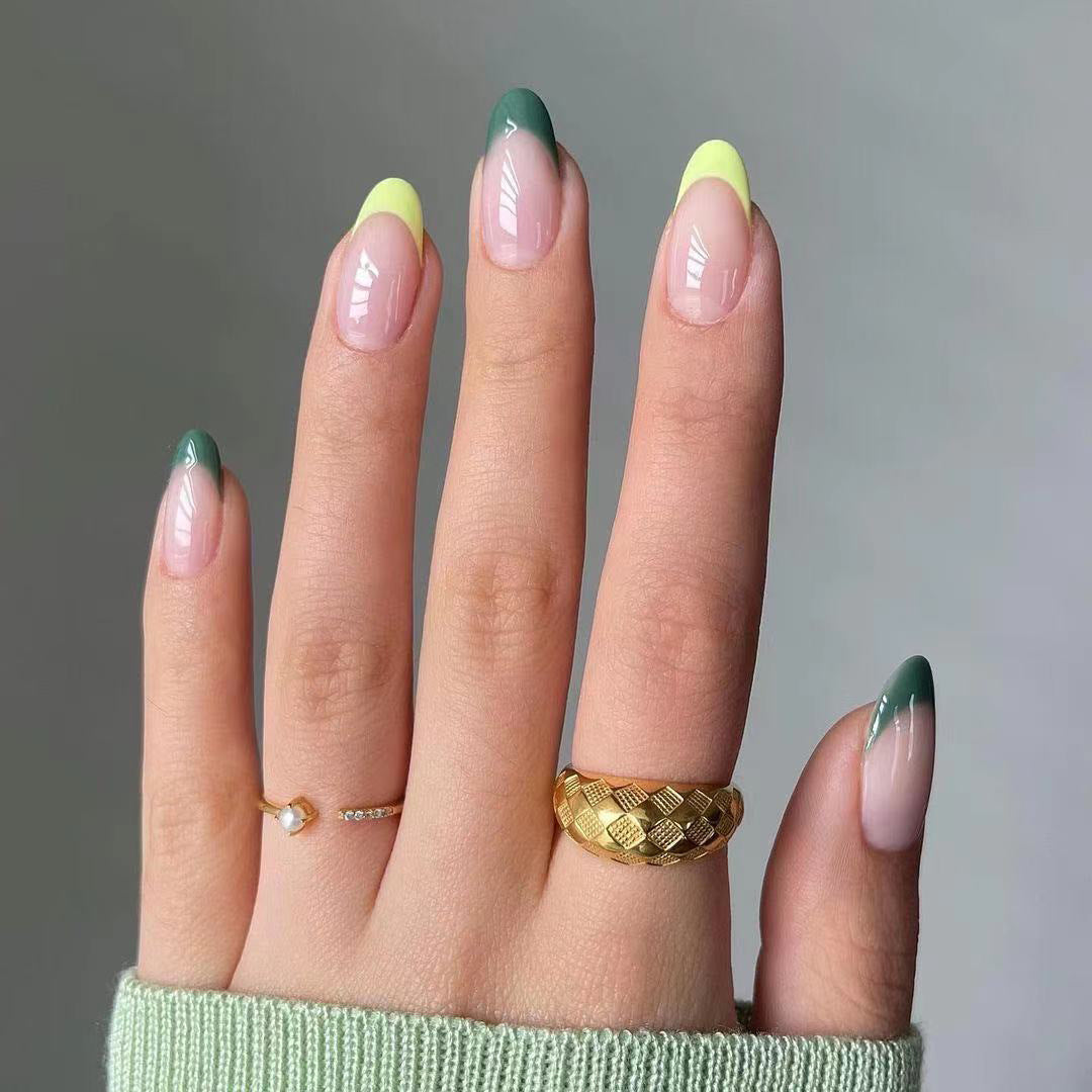 Winter Fake Nails Set 10 Pieces