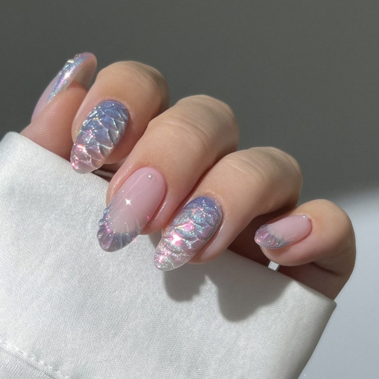 Handcrafted Natural Nail Set 10 Pieces