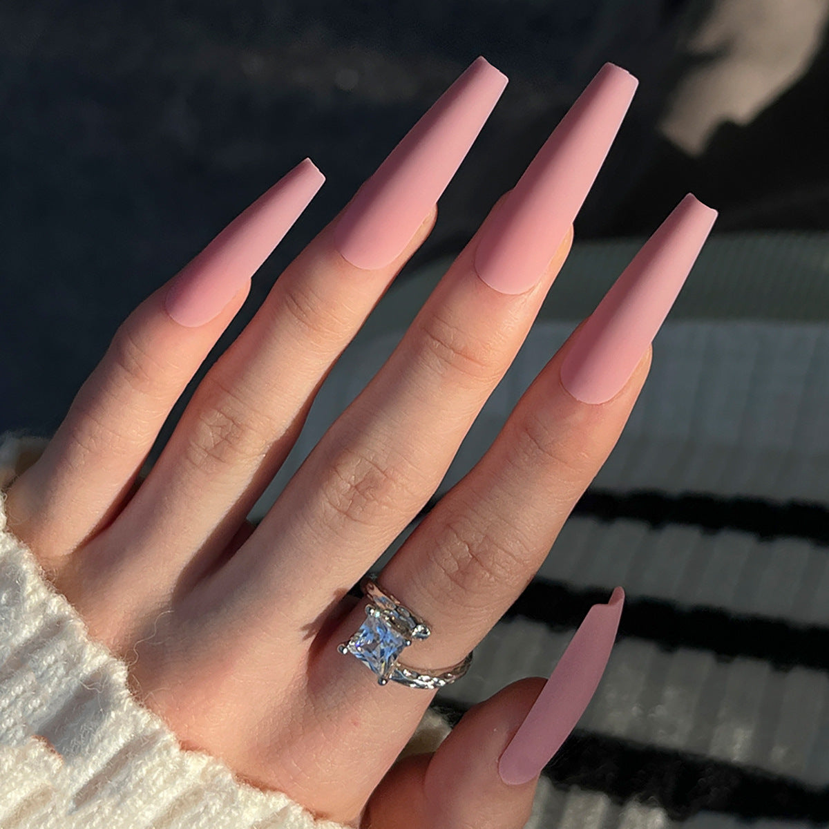 Beautiful French Nail Set 10 Pieces