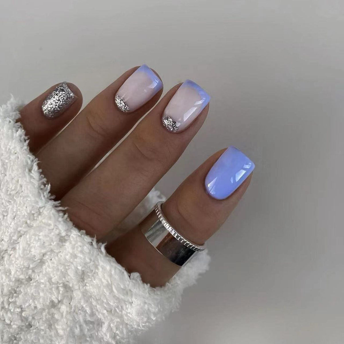 Classic Fake Nails Set 10 Pieces