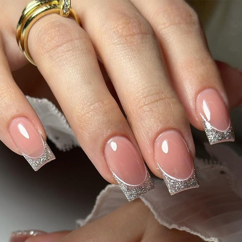Geometric Fake Nails Set 10 Pieces