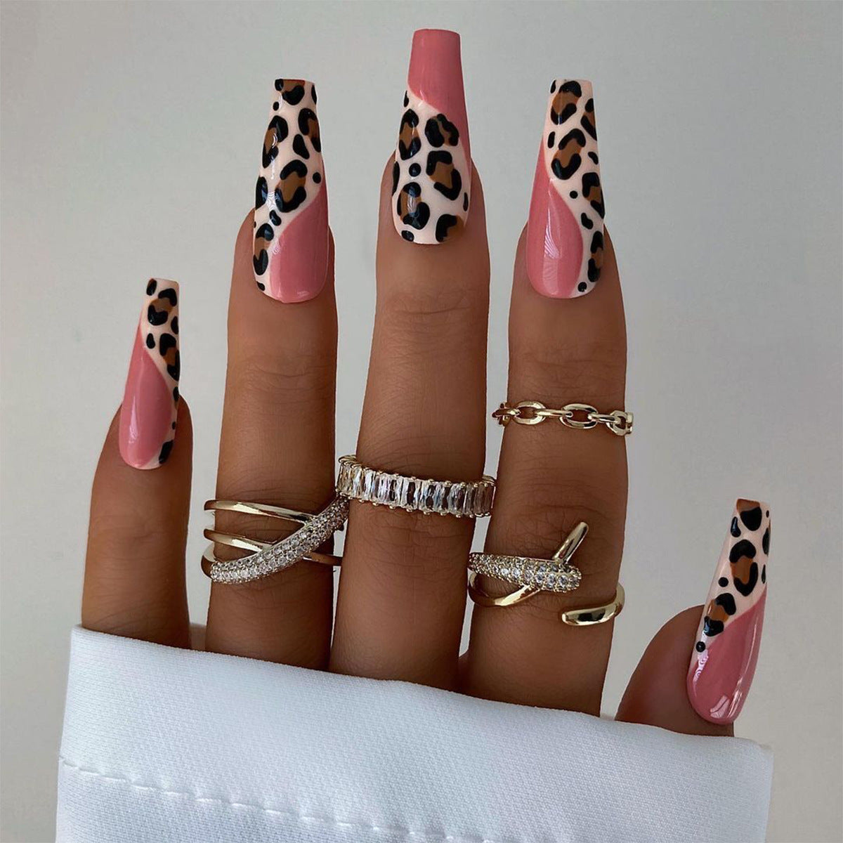 Handcrafted Holographic Nail Set 10 Pieces