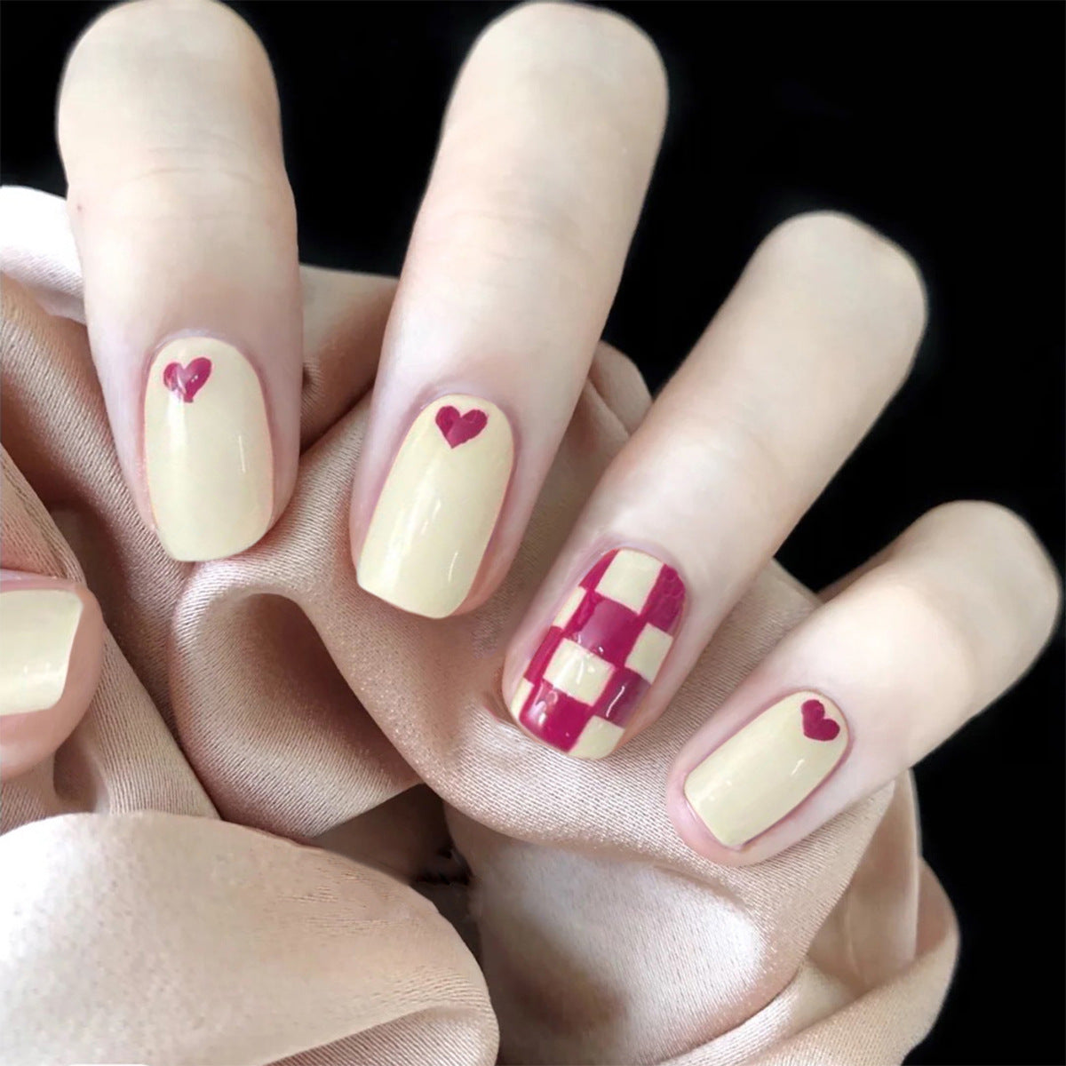 Stunning Winter Nail Set 10 Pieces