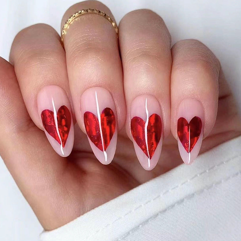 Beautiful Valentine Nail Set 10 Pieces