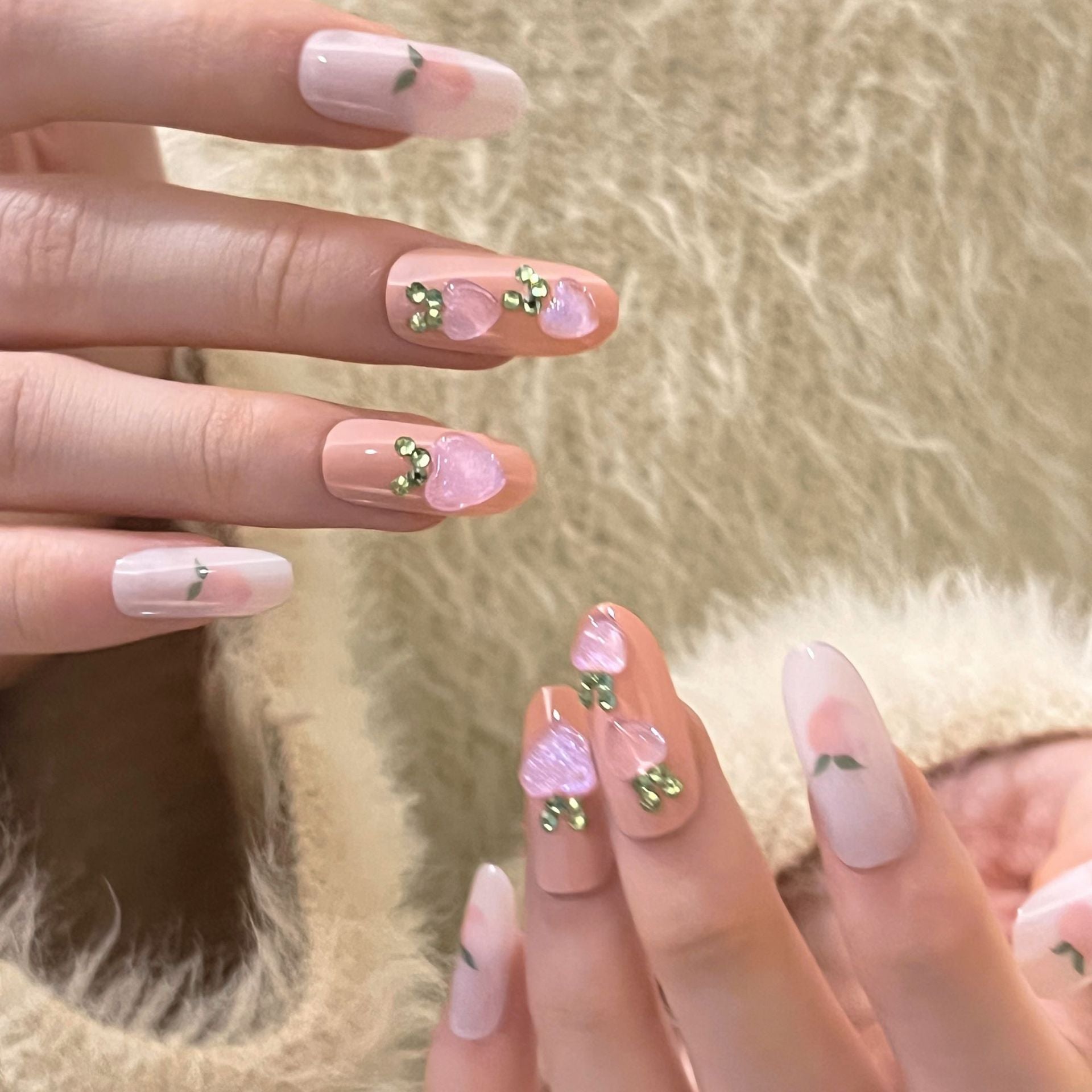 Stunning Ombre Nail Set 10 Pieces