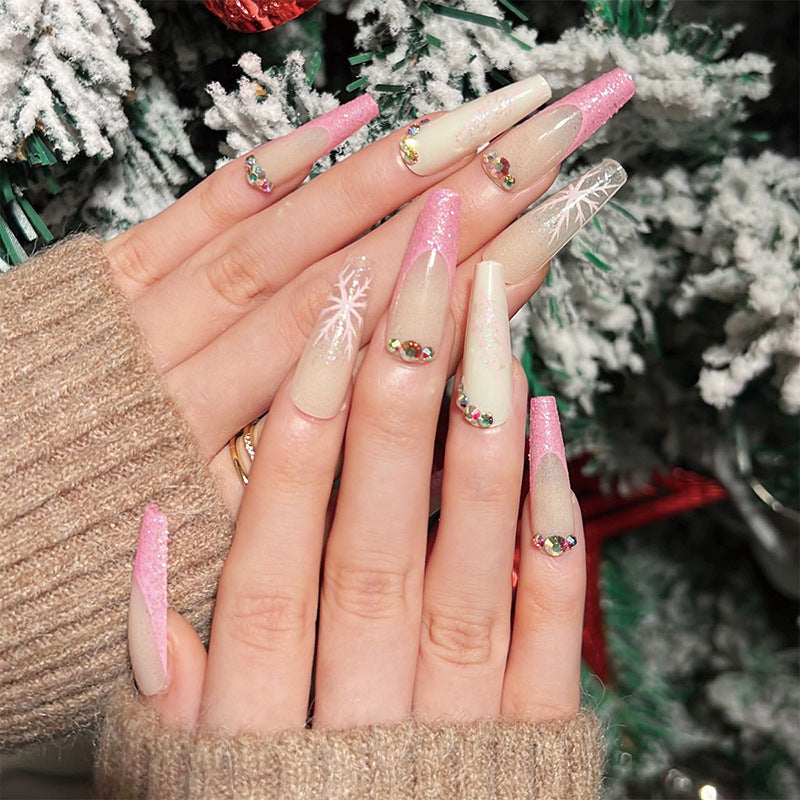 Beautiful Nude Nail Set 10 Pieces