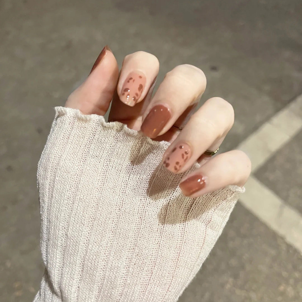 Handcrafted Sparkle Nail Set 10 Pieces