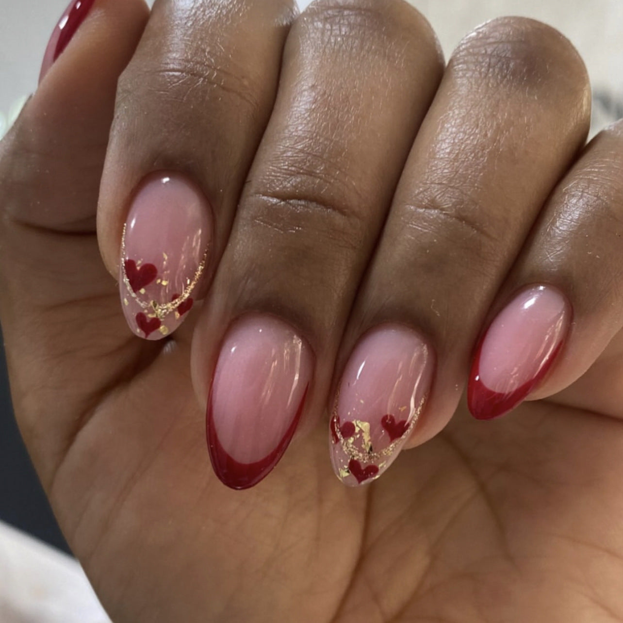 Glossy Press-On Nails 10 Pieces