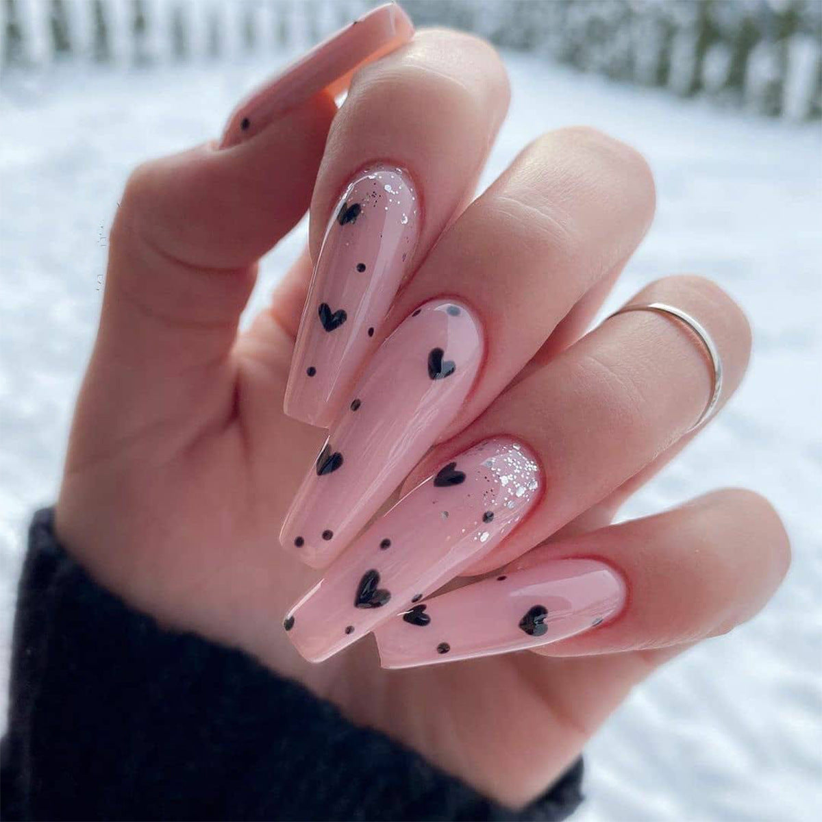 Handcrafted Matte Nail Set 10 Pieces