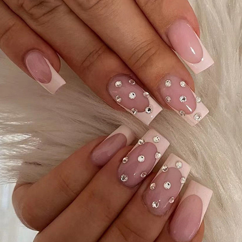 Nude Fake Nails Set 10 Pieces