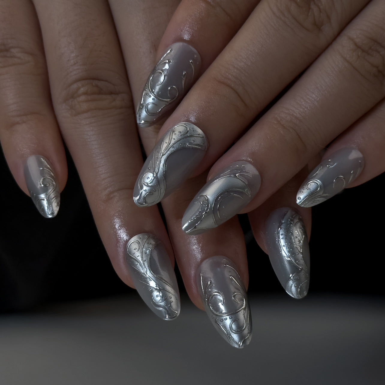 Classic Press-On Nails 10 Pieces