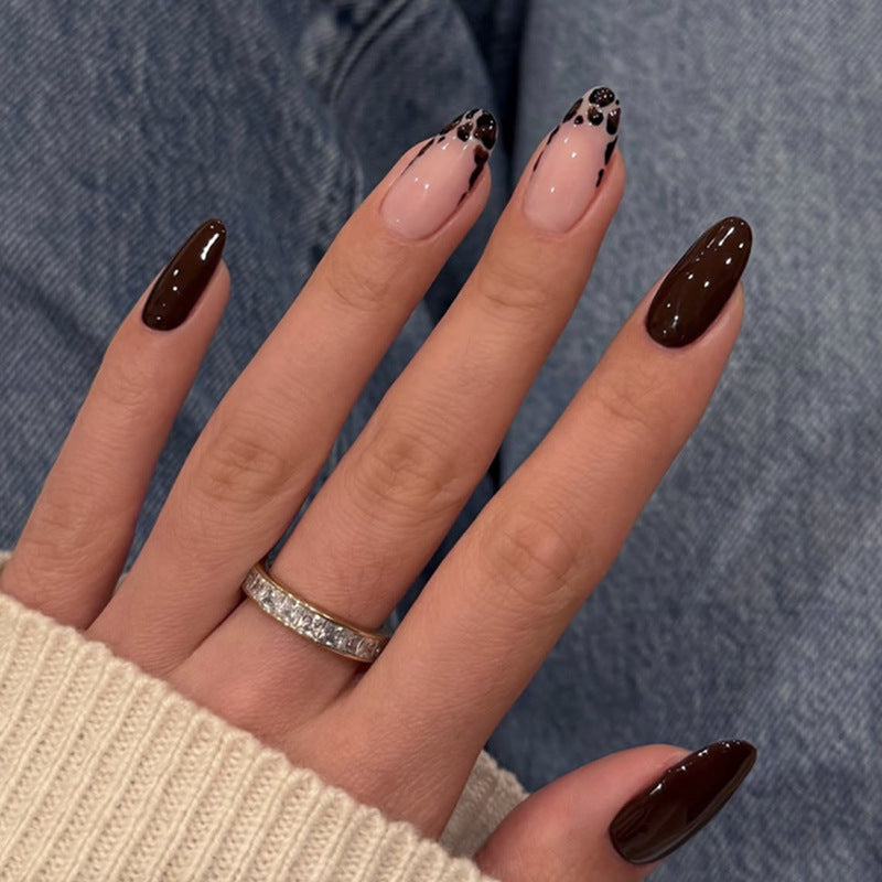 Marble Designer Nail Set 10 Pieces
