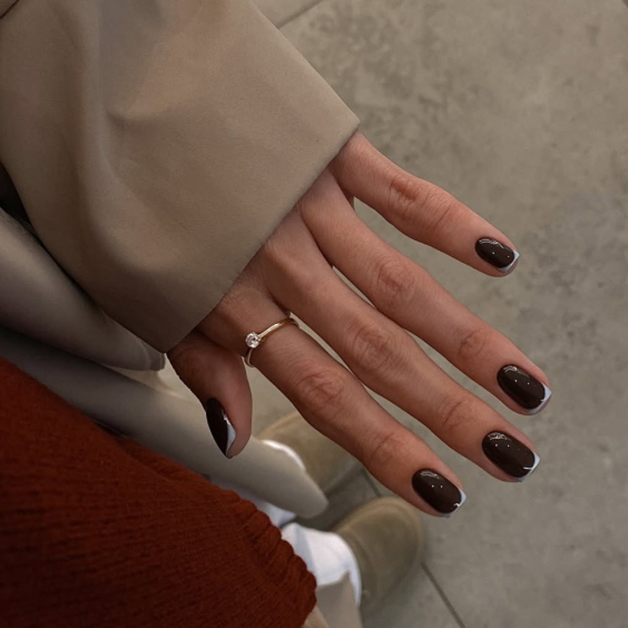Nude Press-On Nails 10 Pieces