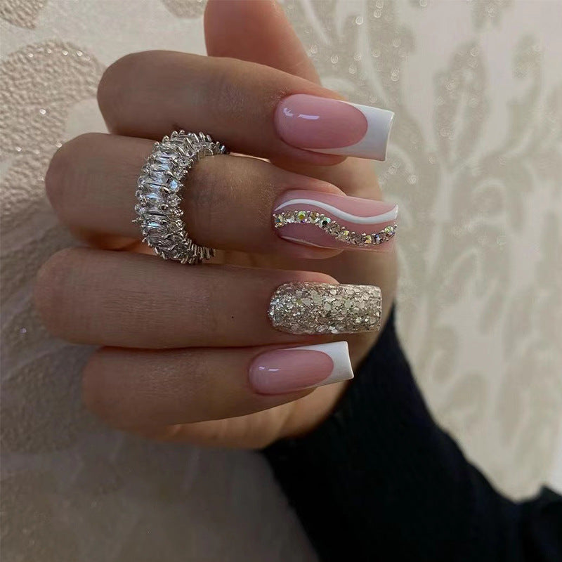 Geometric Designer Nail Set 10 Pieces