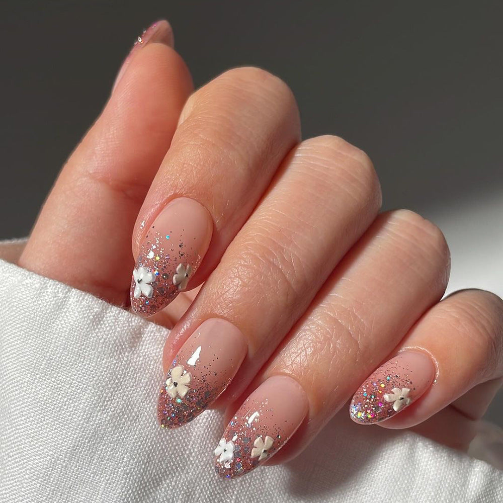 Nude Press-On Nails 10 Pieces