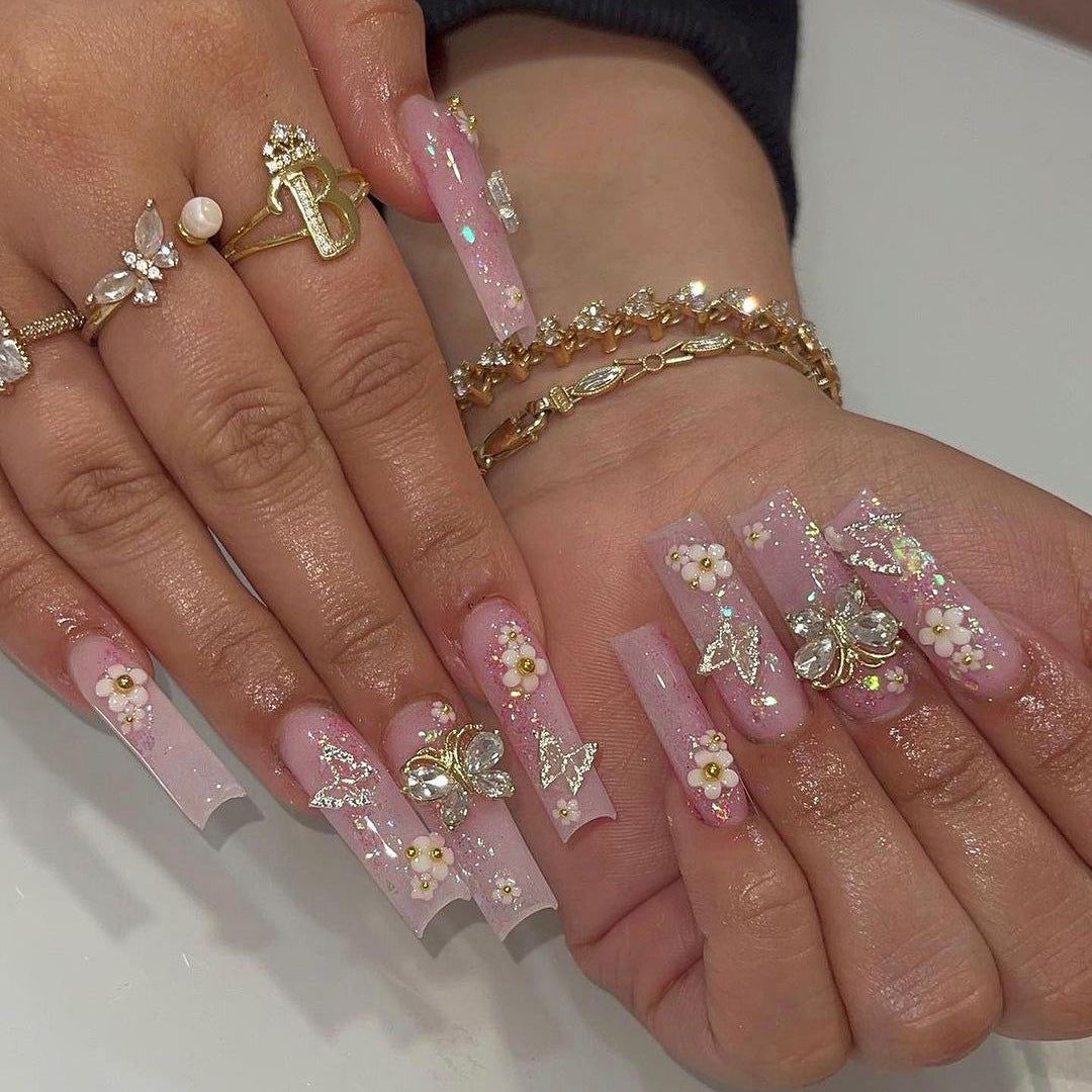 Eastern Fake Nails Set 10 Pieces