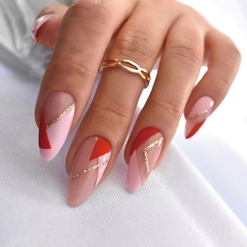 Beautiful Valentine Nail Set 10 Pieces