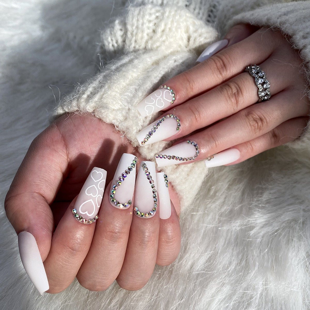 Beautiful Autumn Nail Set 10 Pieces
