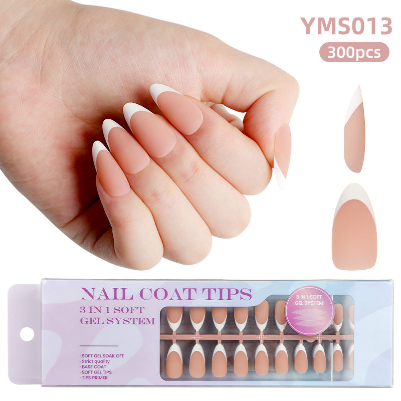 Stunning French Nail Set 10 Pieces