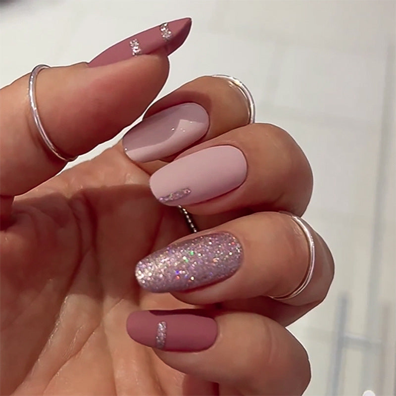 Beautiful Glossy Nail Set 10 Pieces