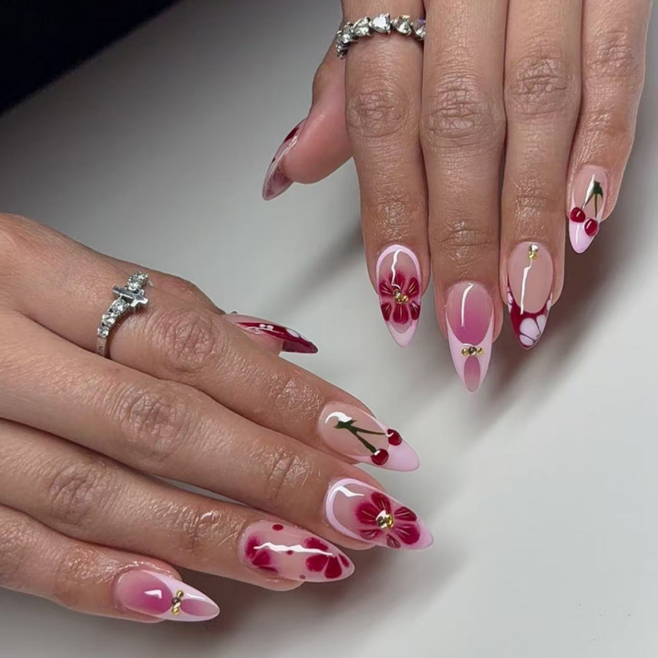 Autumn Designer Nail Set 10 Pieces