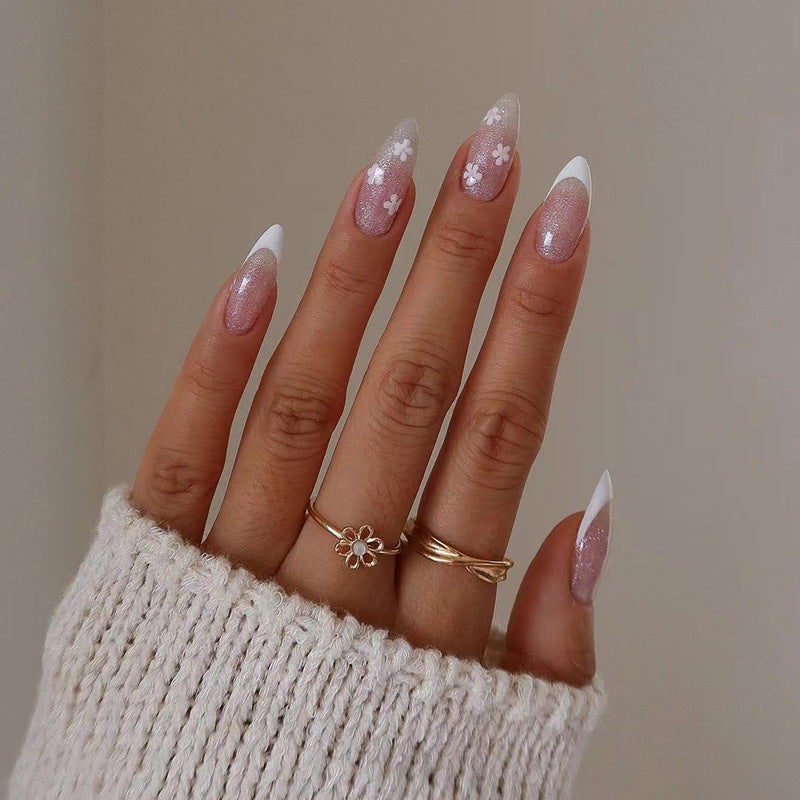Floral Designer Nail Set 10 Pieces