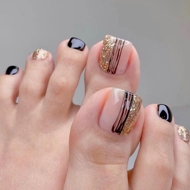 Gothic Fake Nails Set 10 Pieces