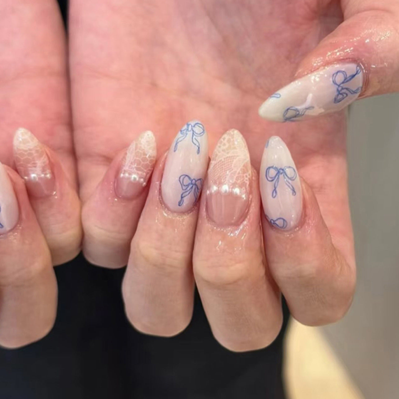 Stunning Pearl Nail Set 10 Pieces