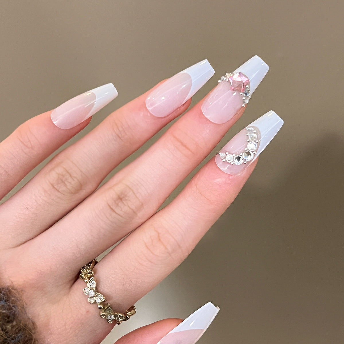 Marble Designer Nail Set 10 Pieces