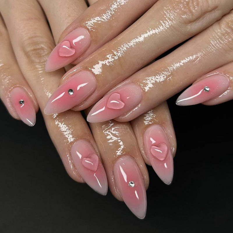 Glitter Press-On Nails 10 Pieces