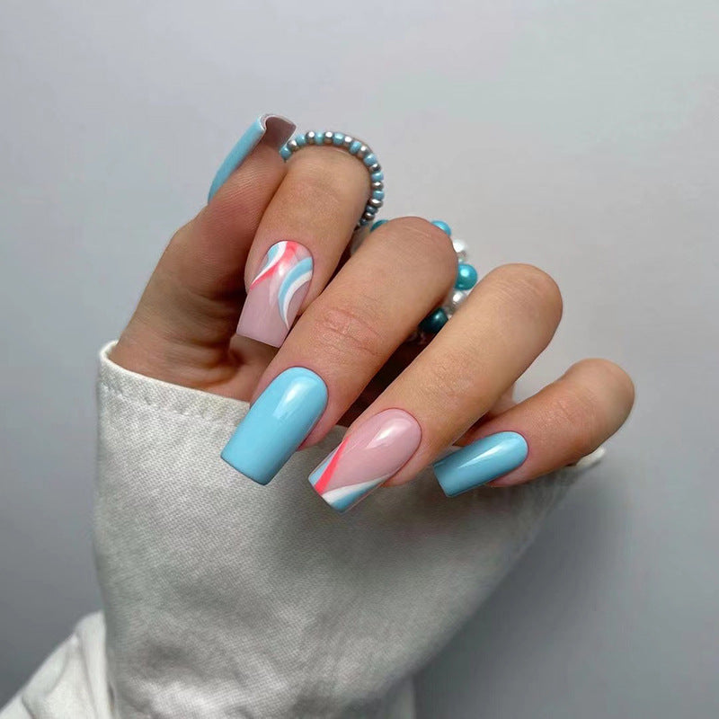 Bridal Fake Nails Set 10 Pieces