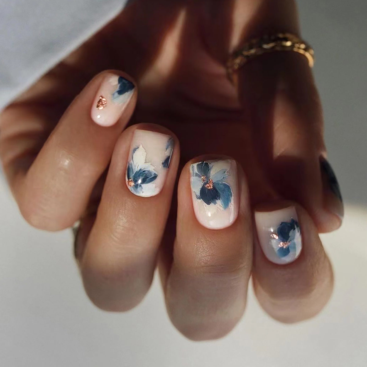 Natural Press-On Nails 10 Pieces