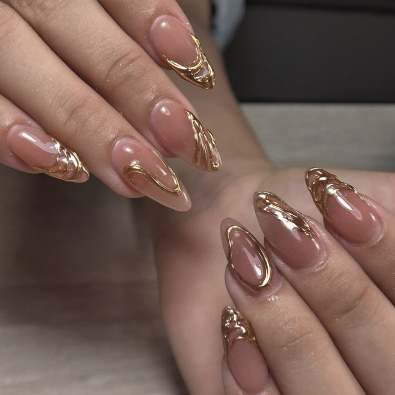 Matte Designer Nail Set 10 Pieces