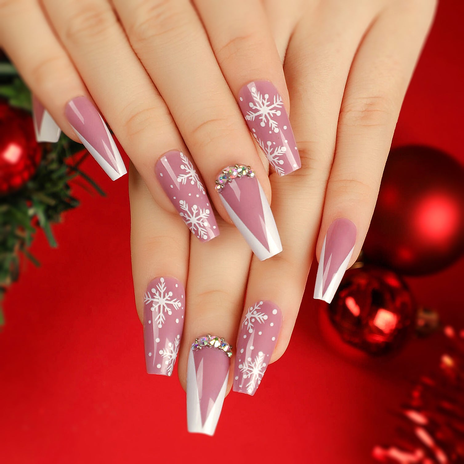 Bridal Nail Set 10 Pieces