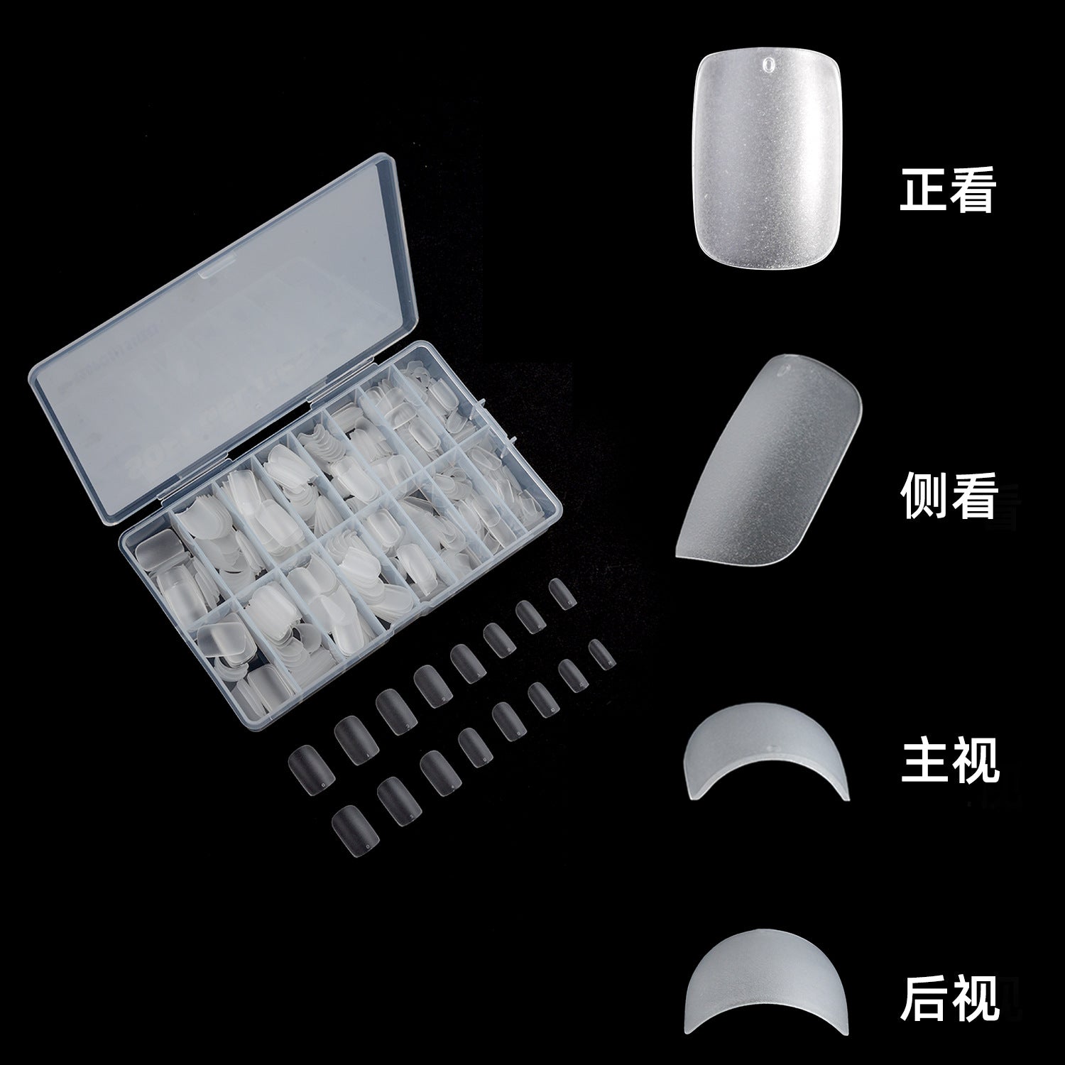 Floral Designer Nail Set 10 Pieces