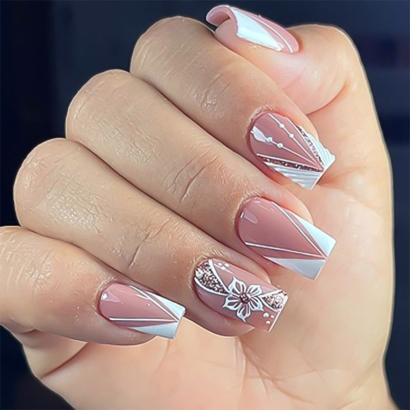 Festive Press-On Nails 10 Pieces